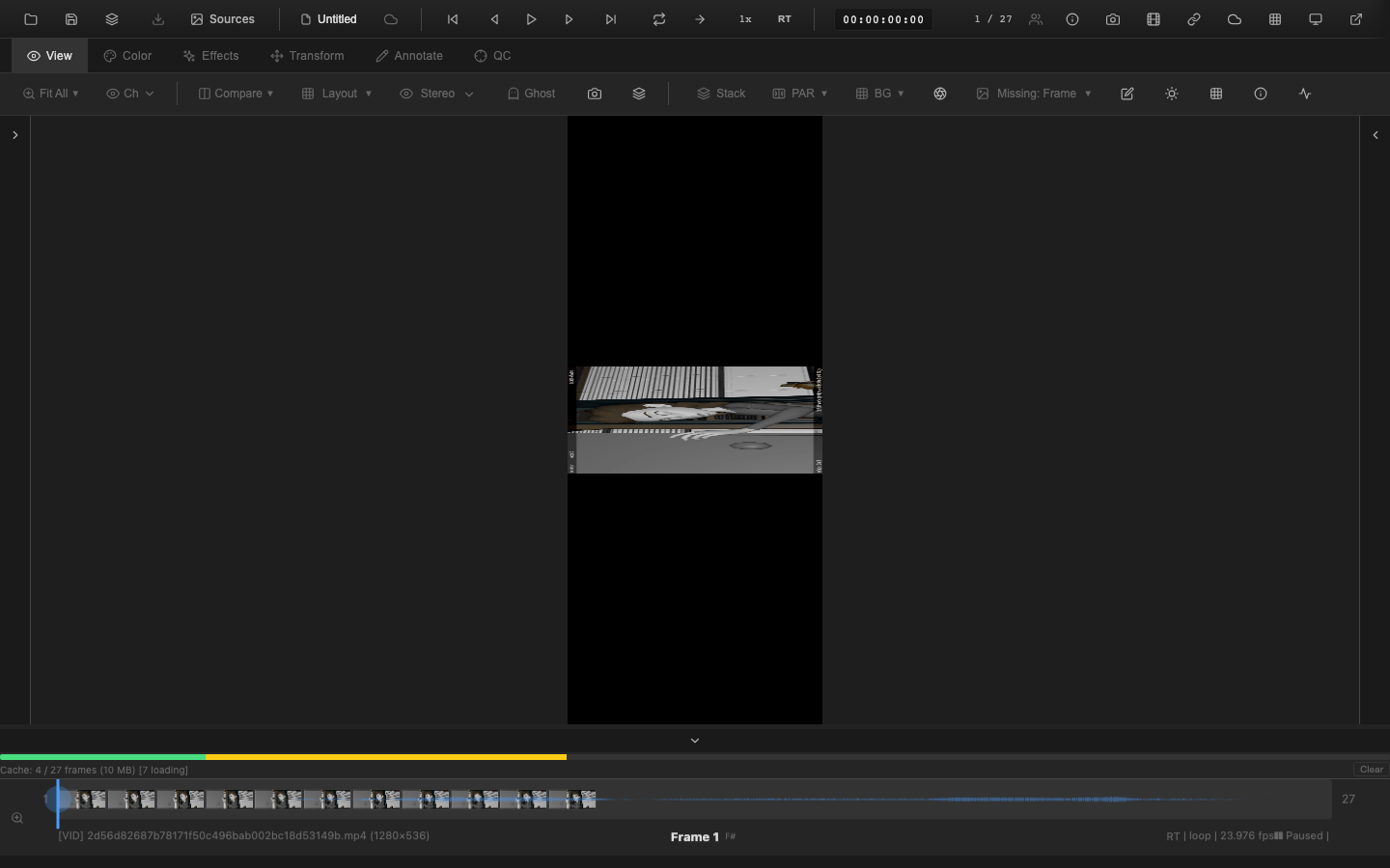 Red channel isolation