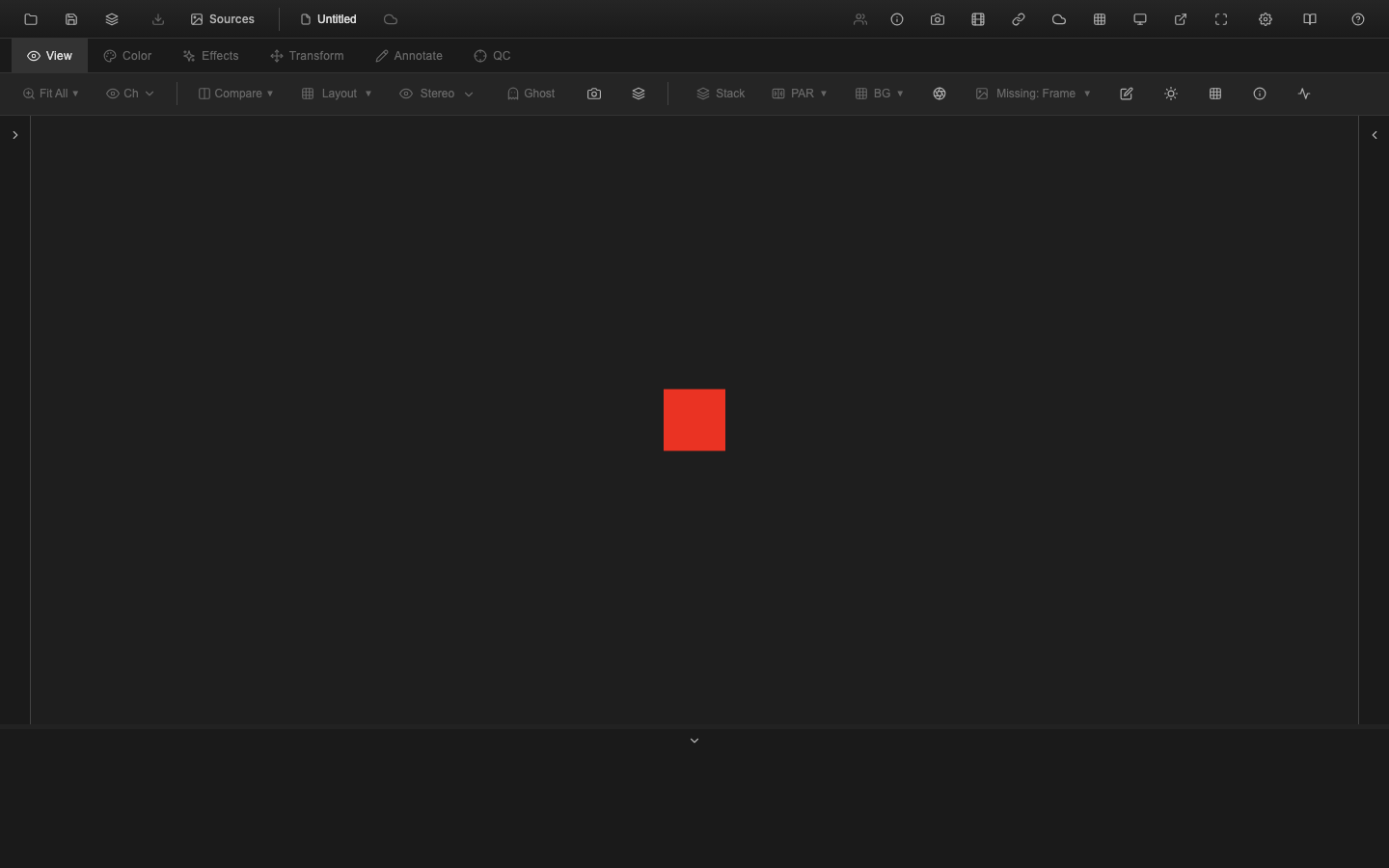 Image sequence loaded with frame counter